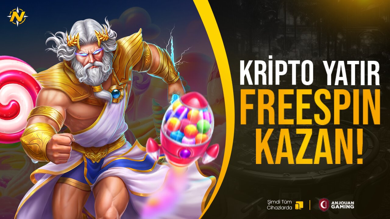 Natobet kripto para ile yatırım yapana freespin kampanyası görseli